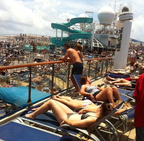 Carnival Destiny Cruise Pool