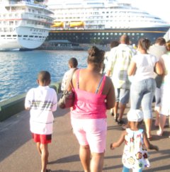 Bahamas Cruise Leaving Nassau